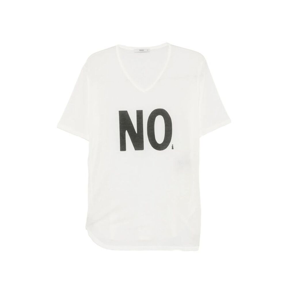 Fendi White T-Shirts & Vests - T-Shirts Men